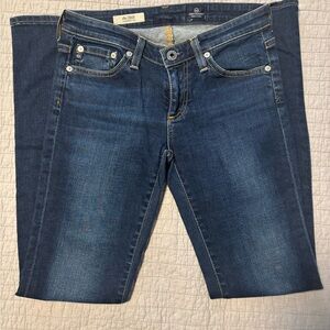 AG Adriano Goldschmied Dark Blue “The Stilt” cigarette leg 24R